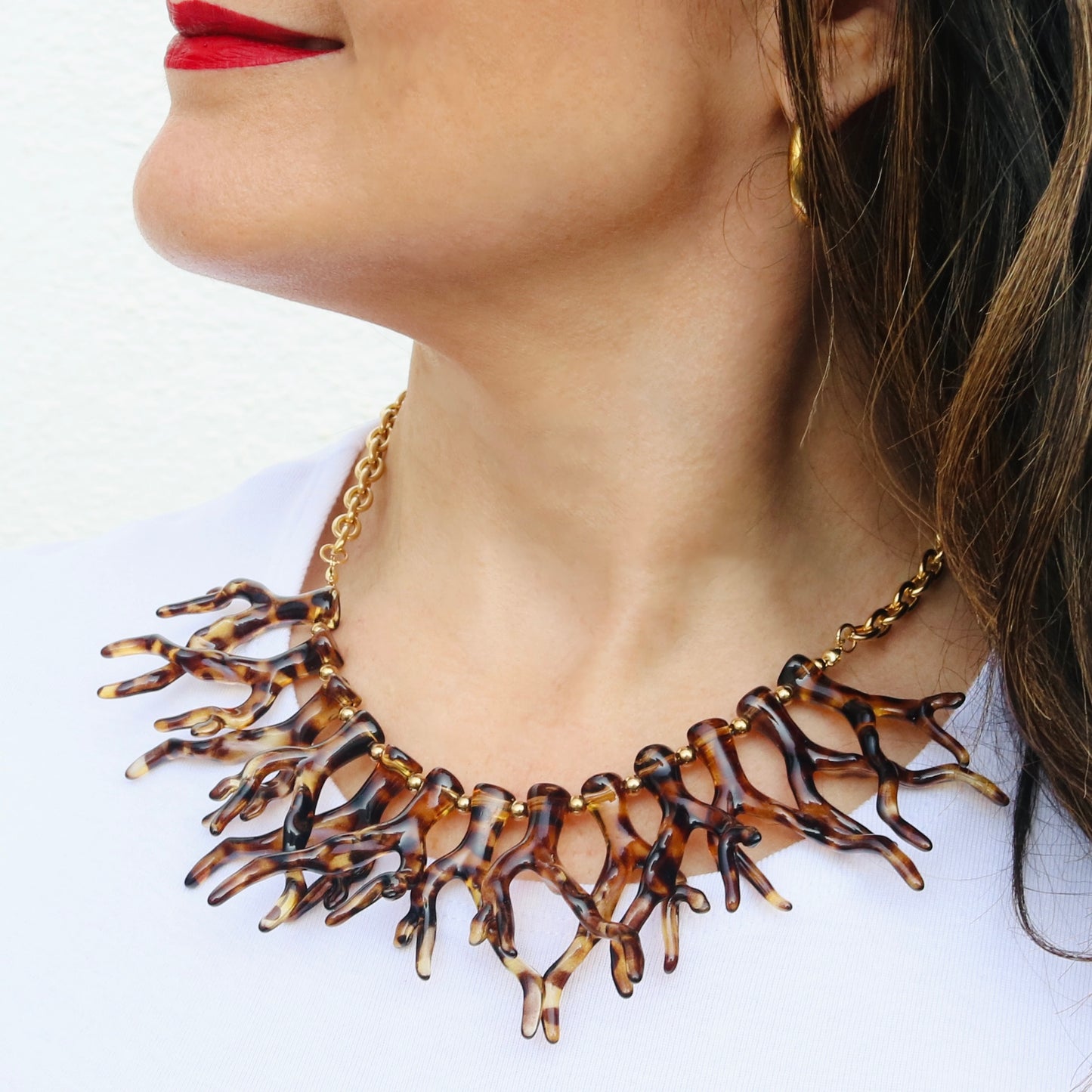 Collar Corales Carey