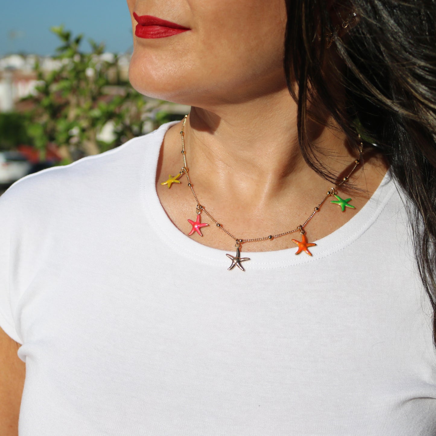 Collar Doble Look