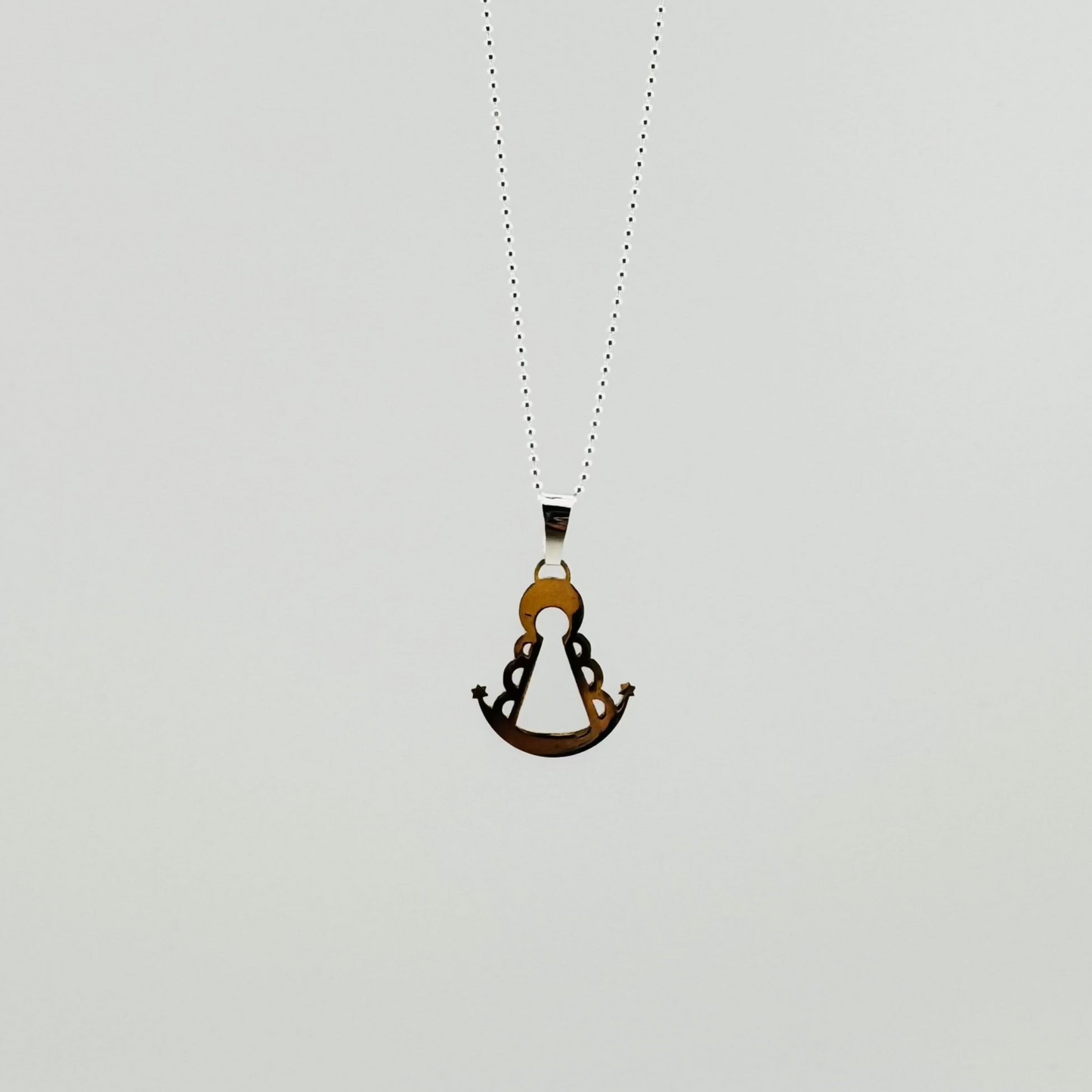 Cadena Plata silueta Rocío