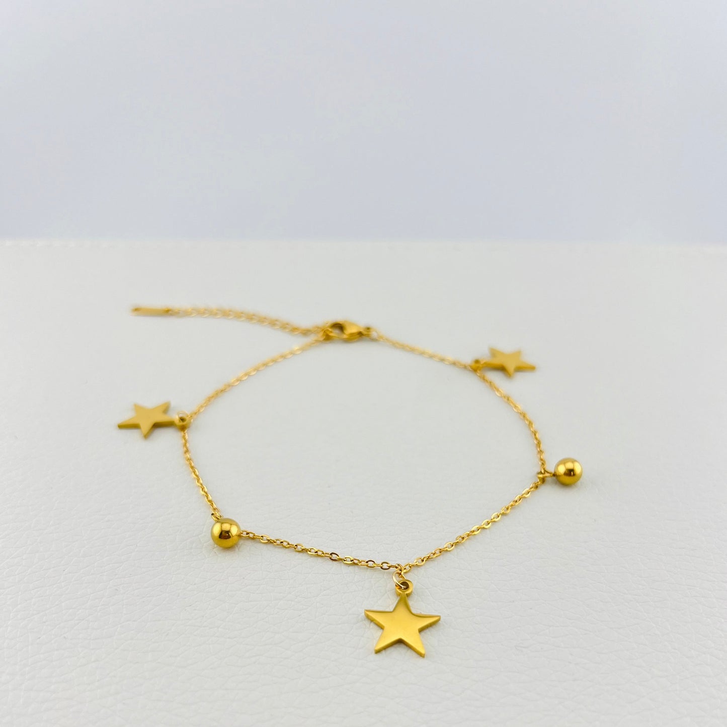 Star Steel Anklet