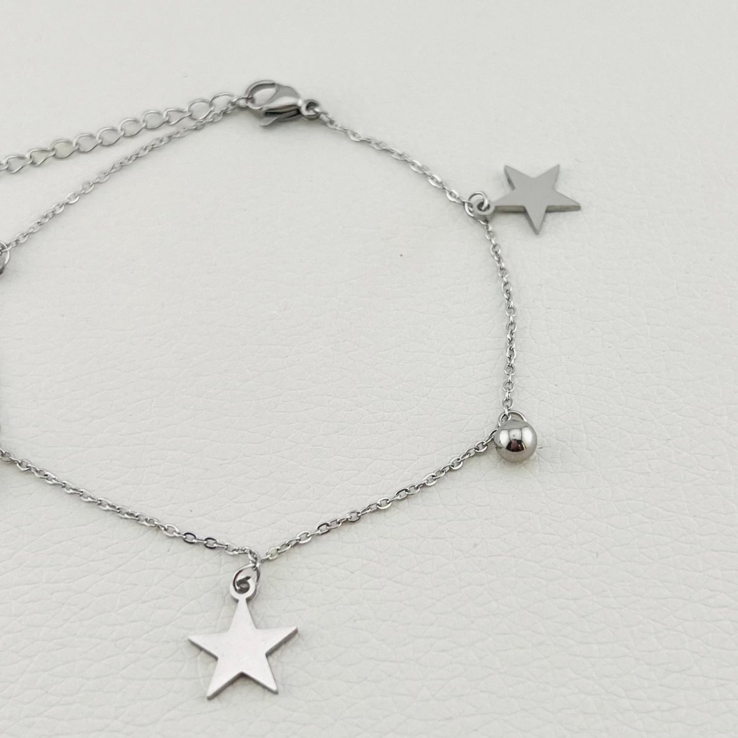 Star Steel Anklet