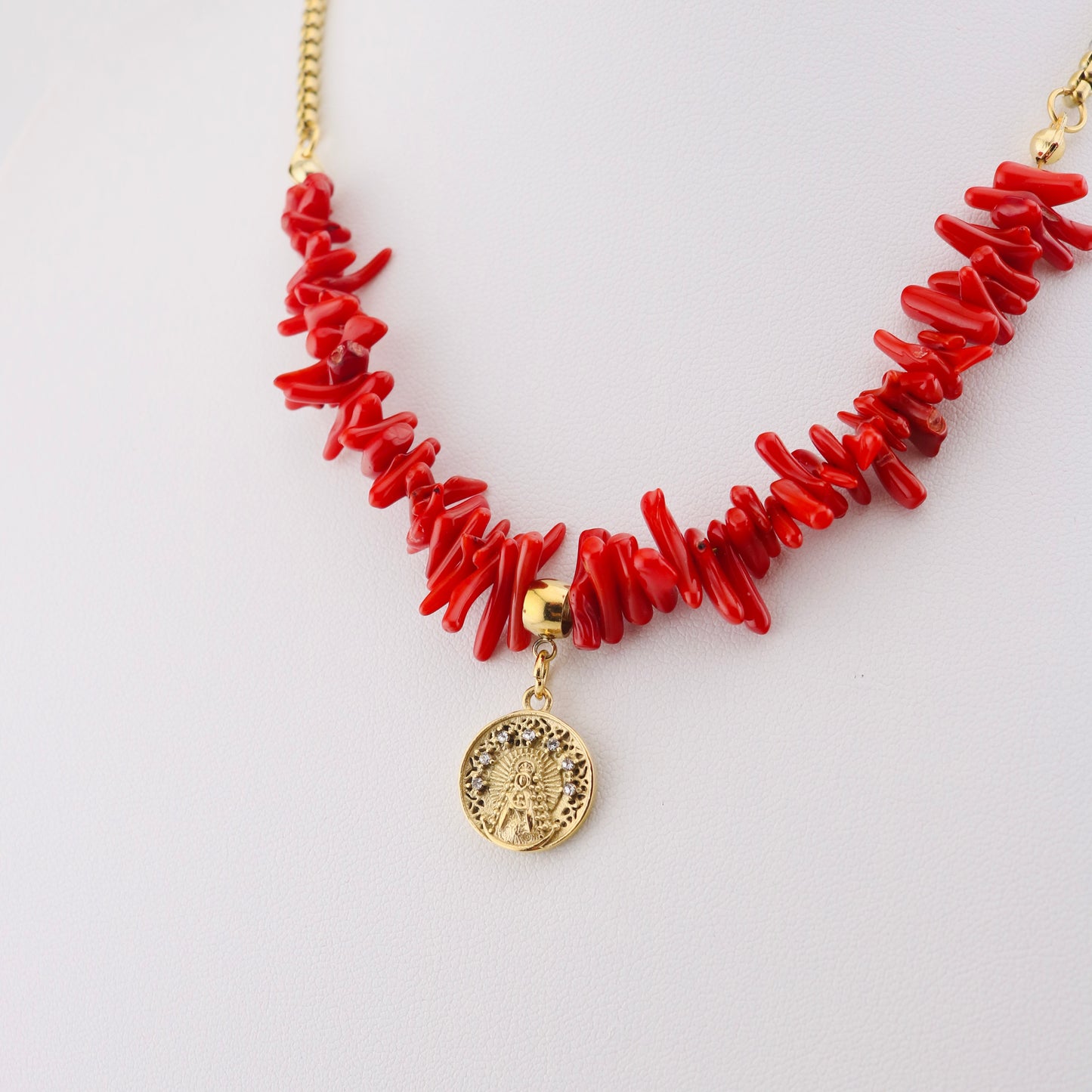 Collar Coral Rociero