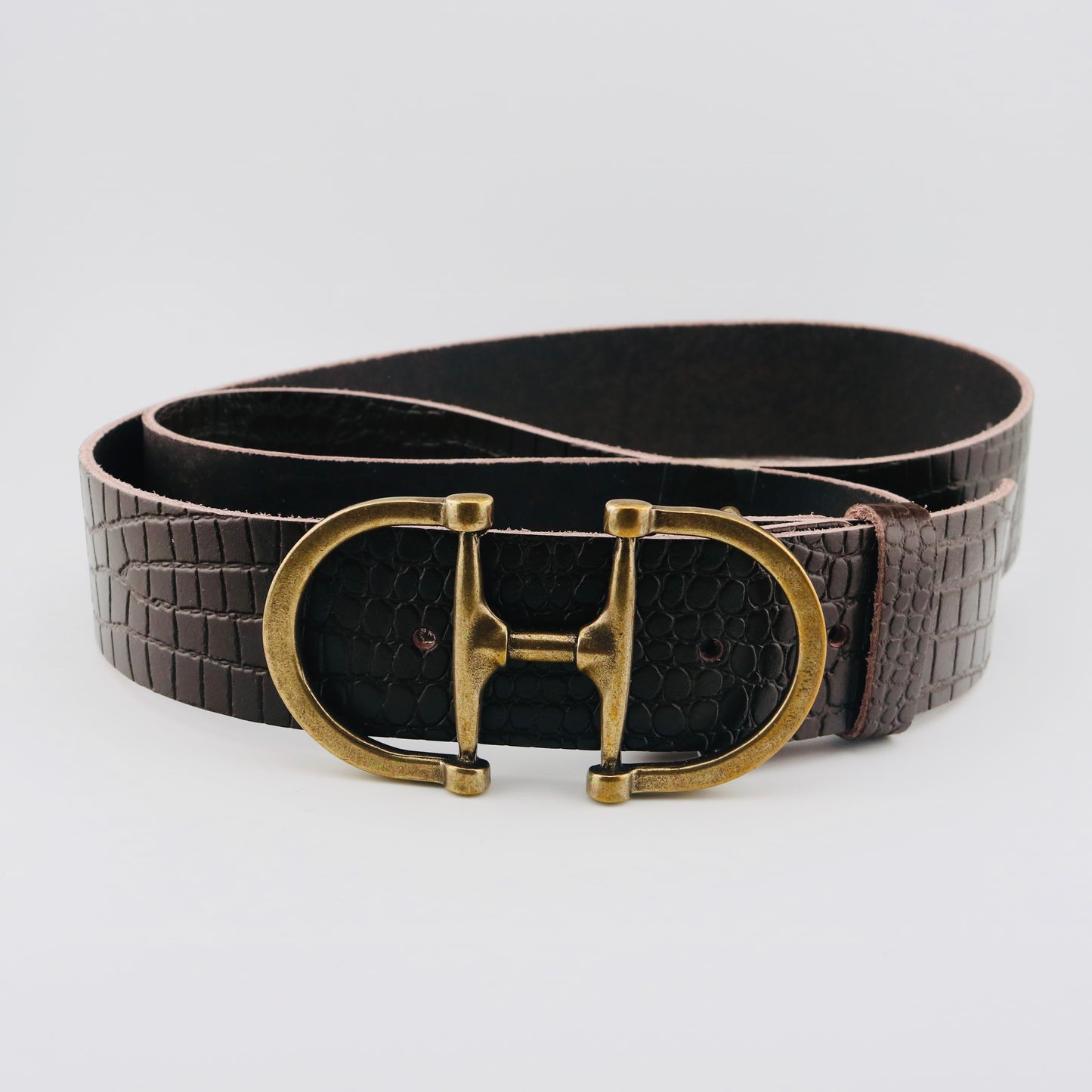 Cinturón de piel Doble Bocado