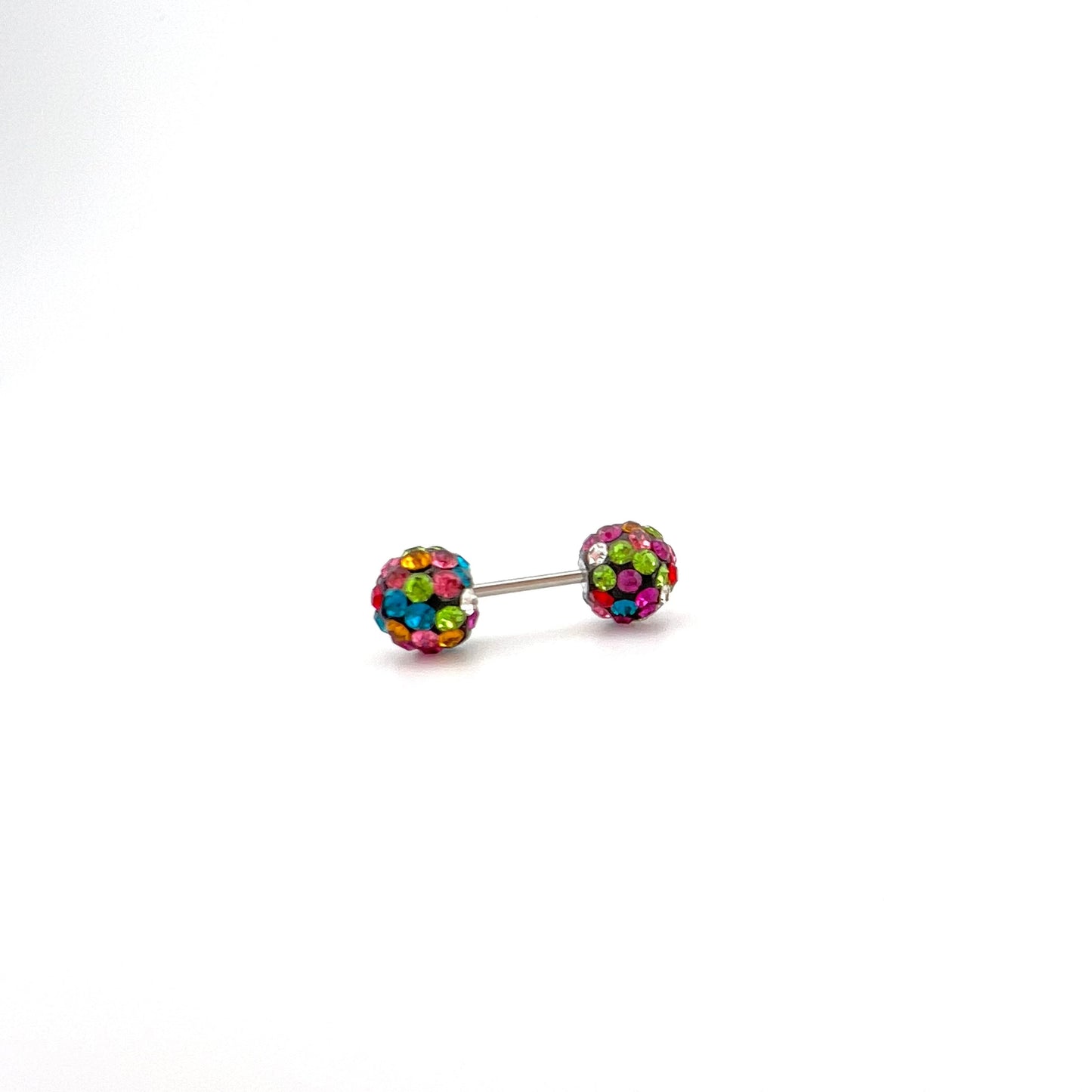 Piercing doble multicolor