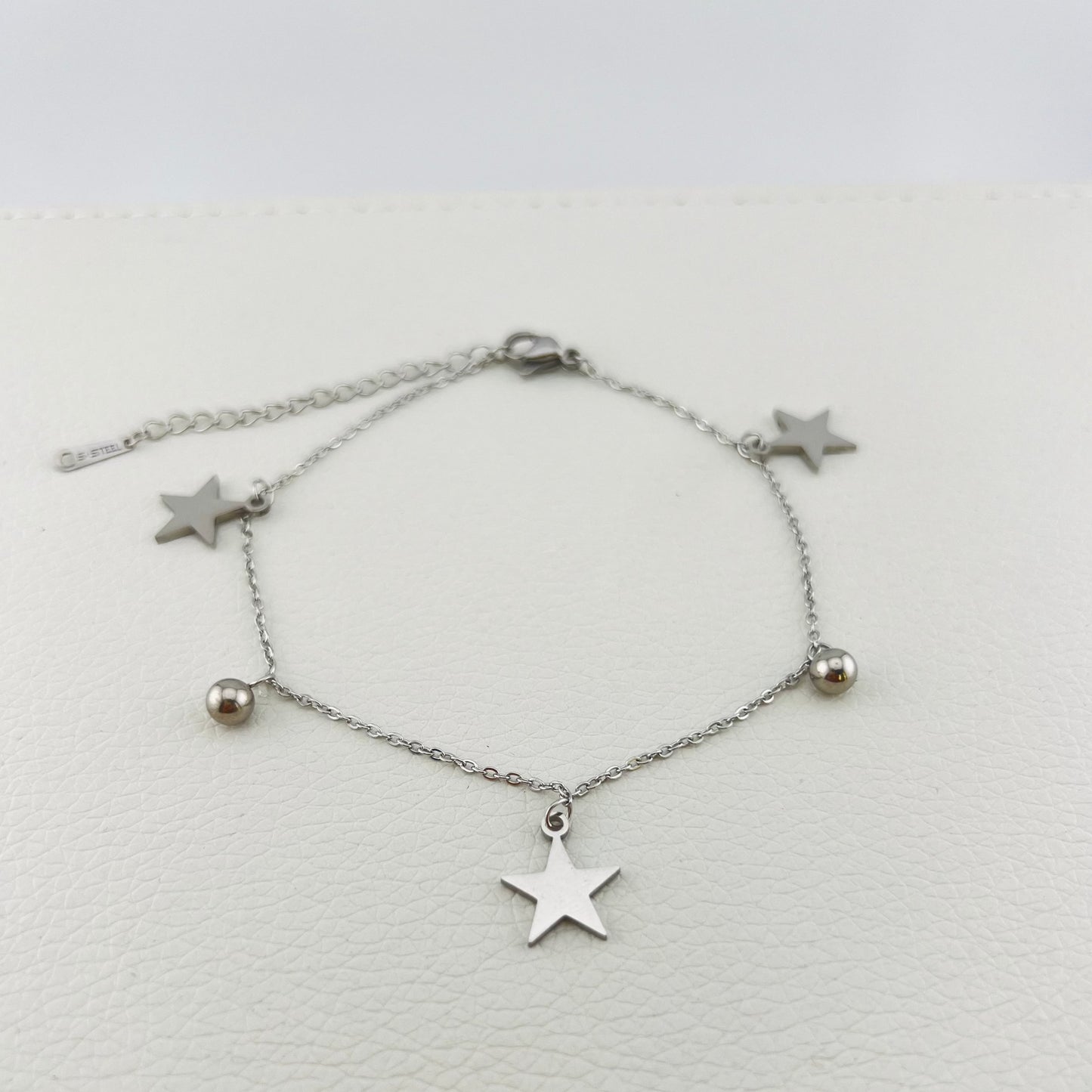 Star Steel Anklet