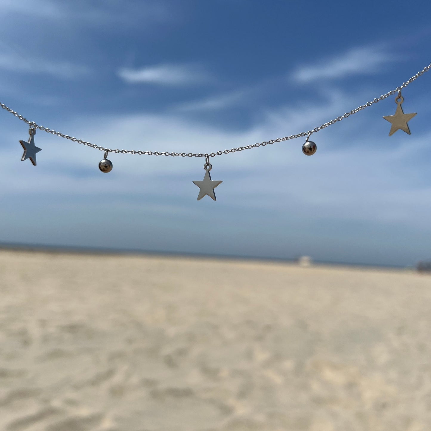 Star Steel Anklet
