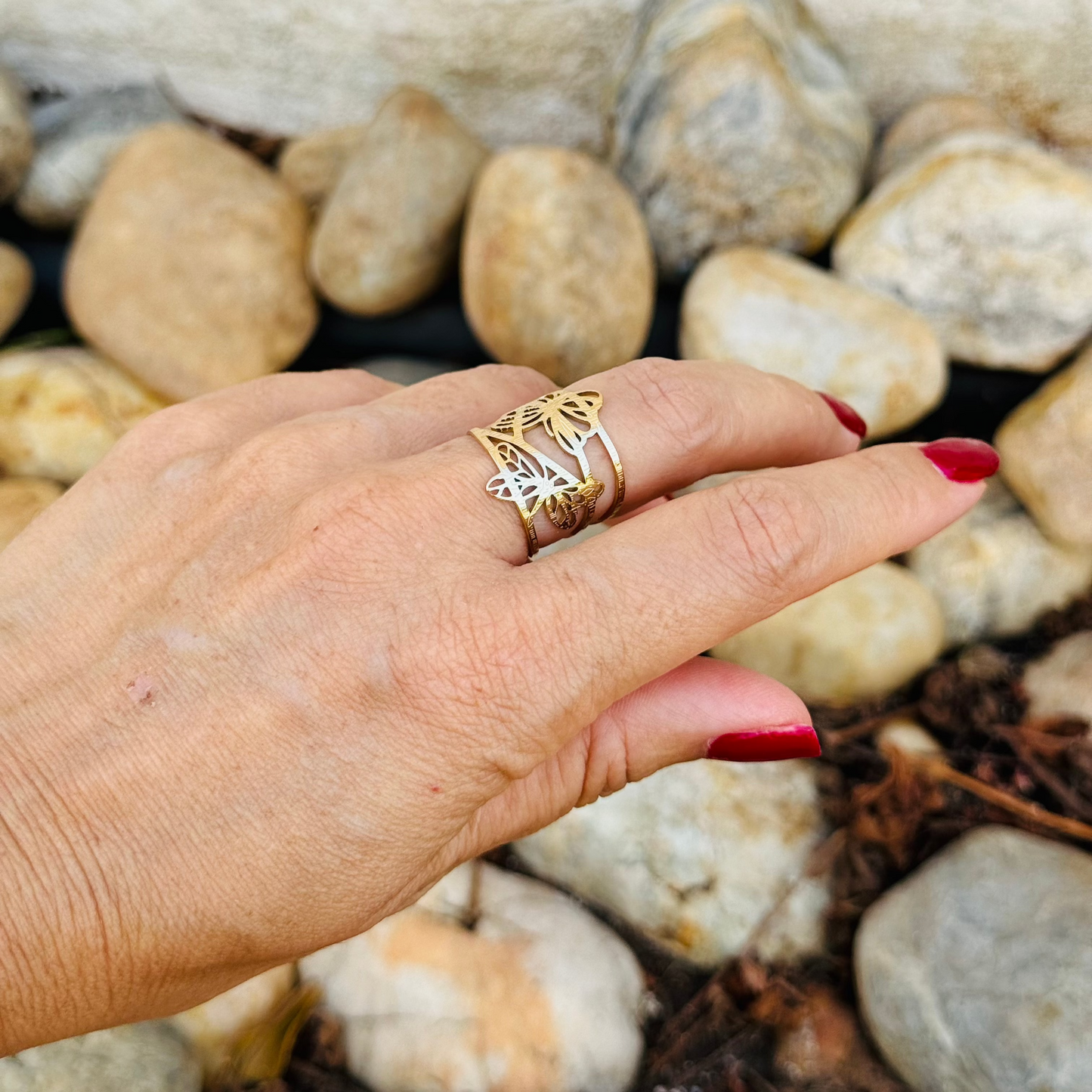 Anillo Mariposas