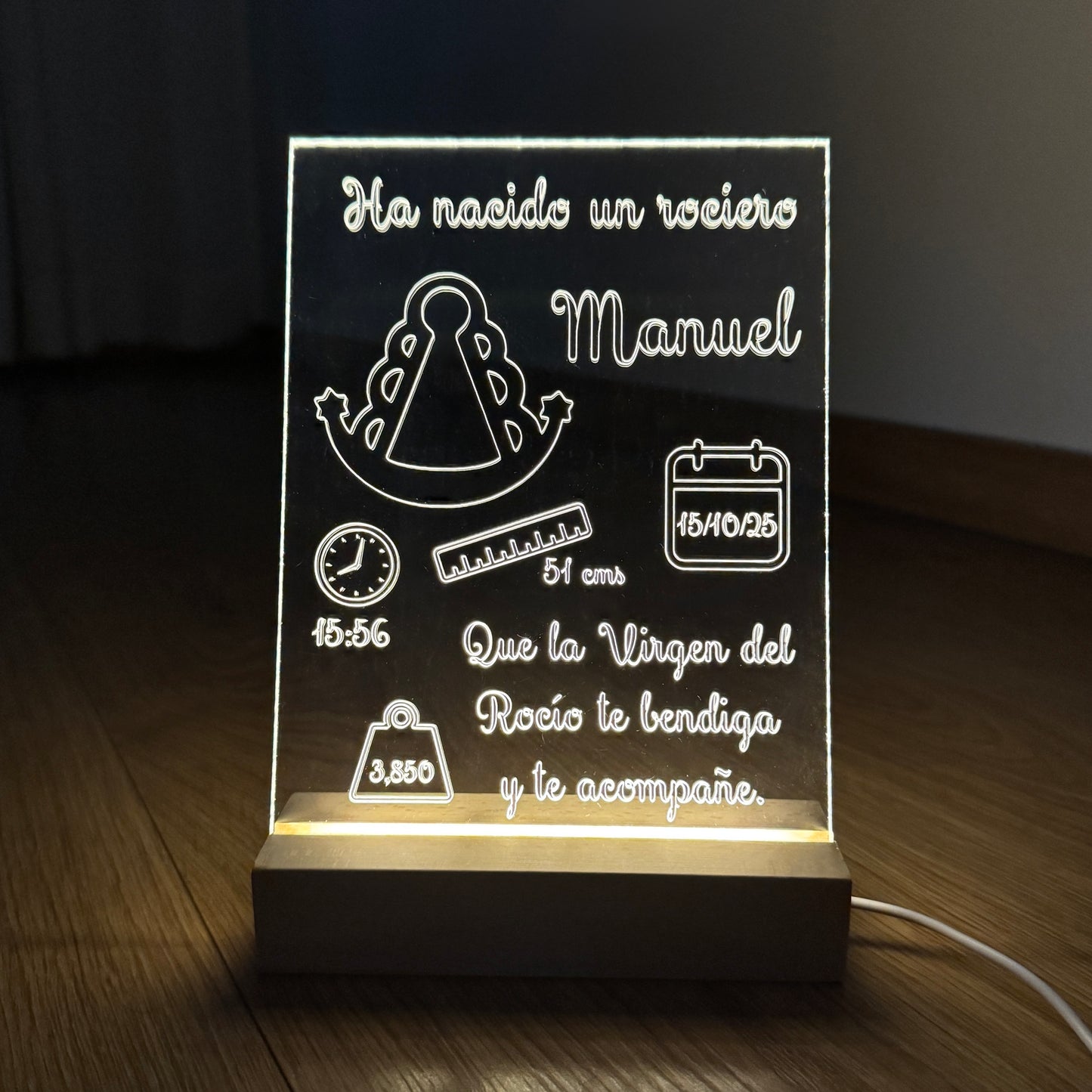 Lámpara Bebé Rociero