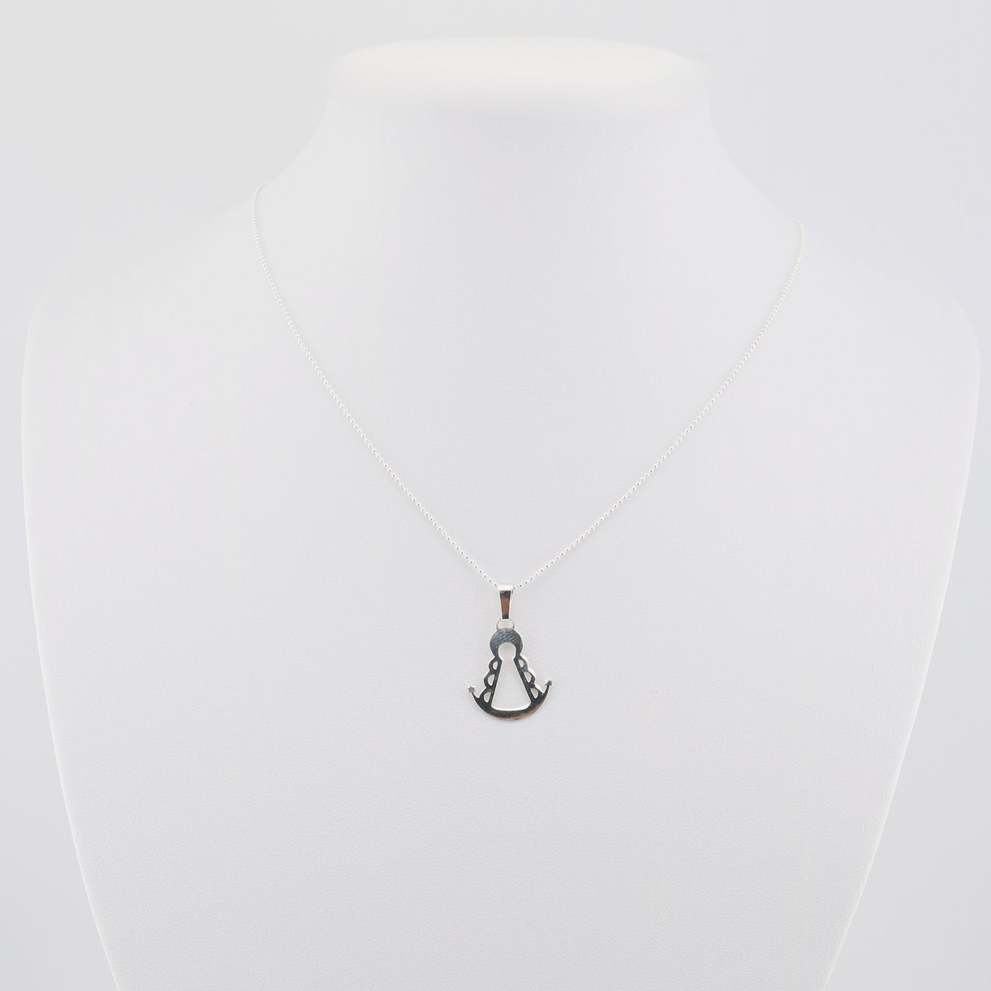 Cadena Plata silueta Rocío
