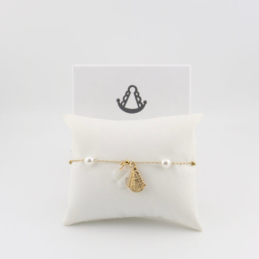 Pulsera Perlas del Rocío