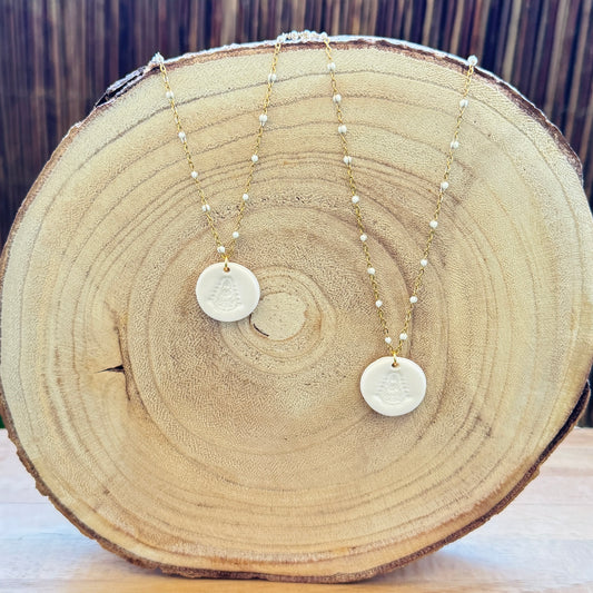 Collar Acero Blanco